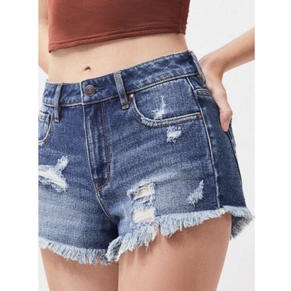 (PacSun) Hi Rise Festival Jean Shorts 25 - Picture 3 of 15